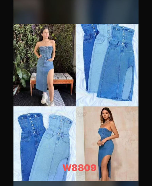 Maxi vestido Jeans